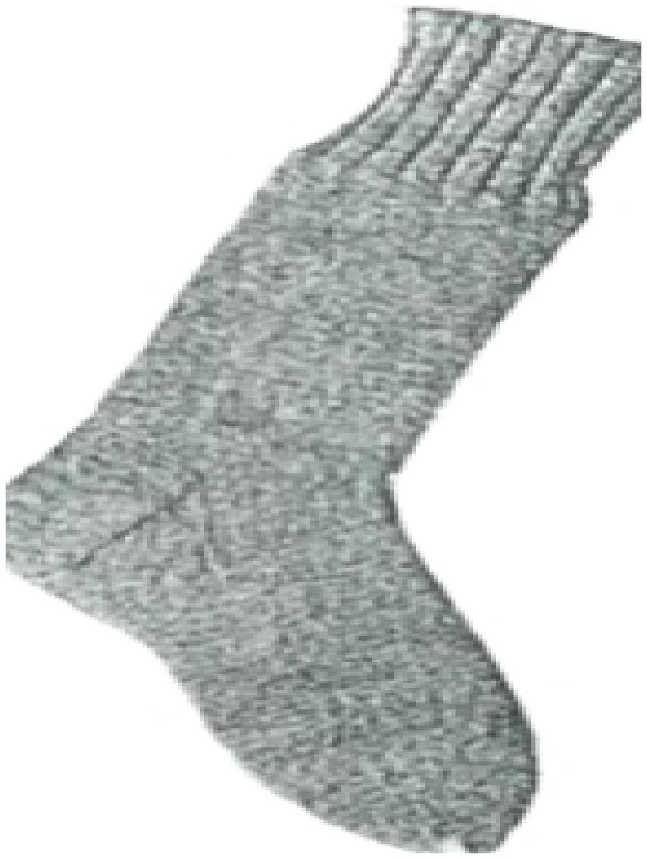 PATTERN #0438 SOCK VINTAGE KNITTING