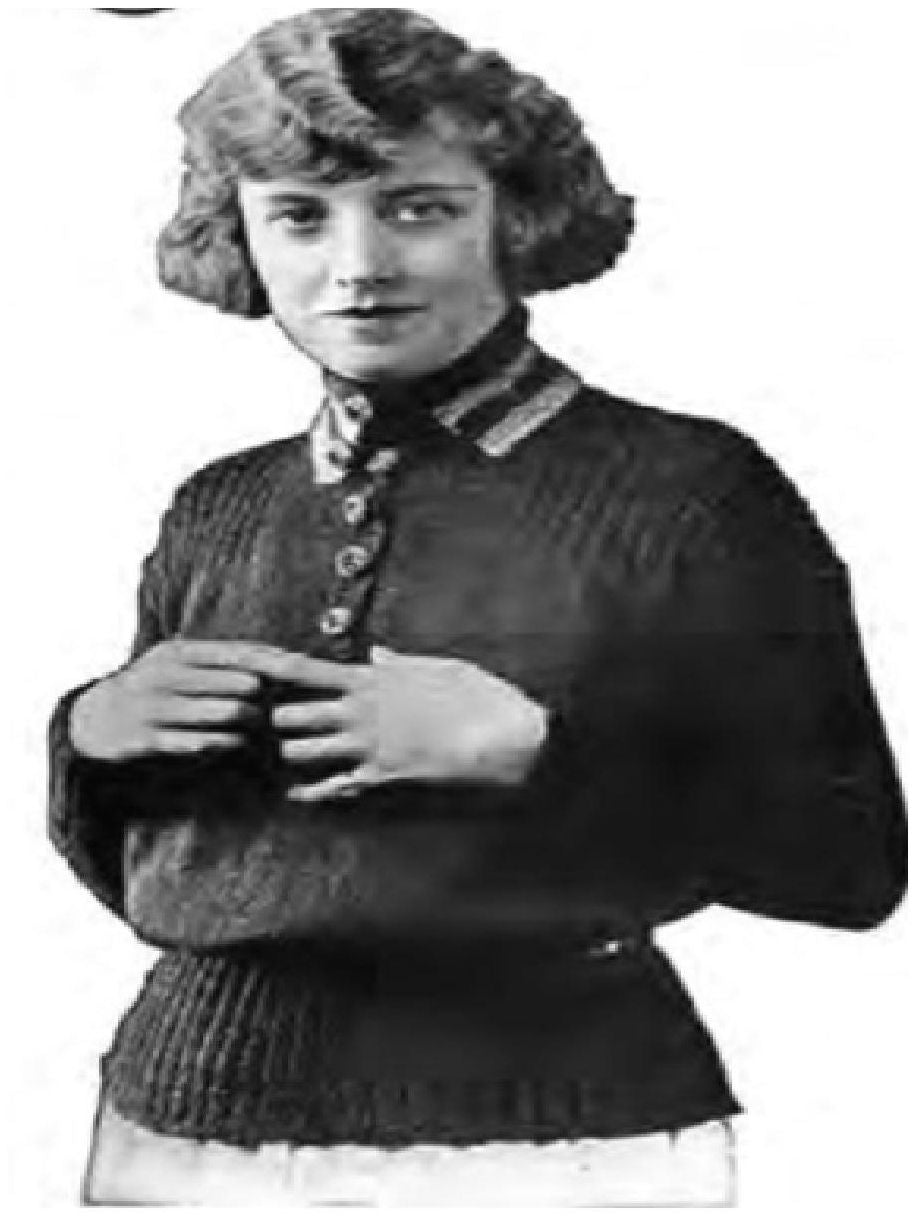 PATTERN #0445 FRENCH BLOUSE VINTAGE KNITTING