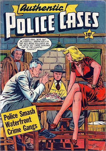 Authentic Police Cases Number 14 Crime Comic Book