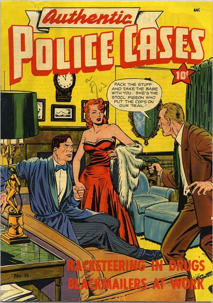 Authentic Police Cases Number 15 Crime Comic Book