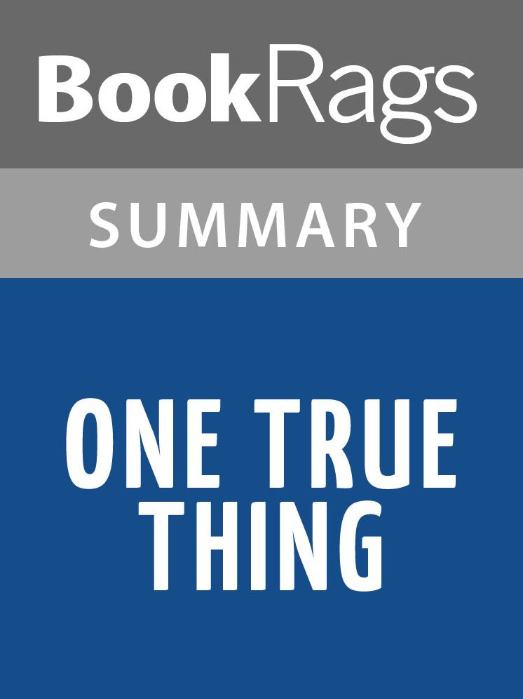 One True Thing by Anna Quindlen l Summary & Study Guide