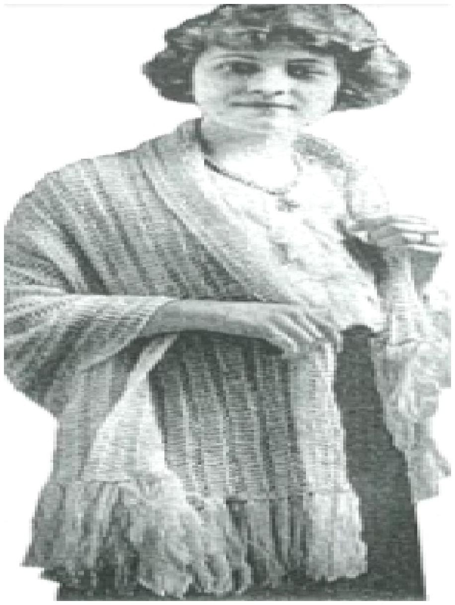 PATTERN #0453 BARBARA SCARF VINTAGE KNITTING