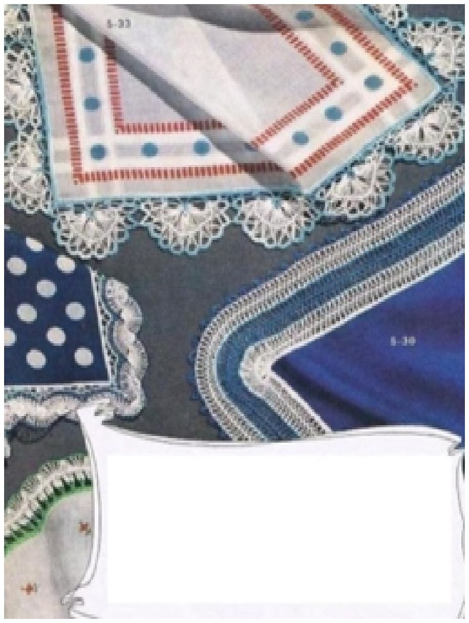 PATTERN #0455 HANKIE EDGING VINTAGE CROCHET