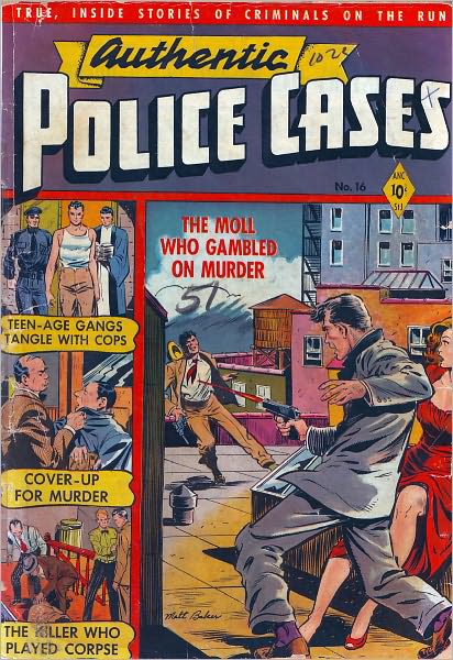 Authentic Police Cases Number 16 Crime Comic Book