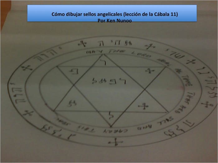 C&oacute;mo dibujar sellos angelicales (lecci&oacute;n de la C&aacute;bala 11)