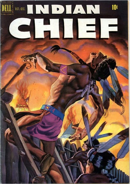 Indian Chief Number 4 Western Comic Book