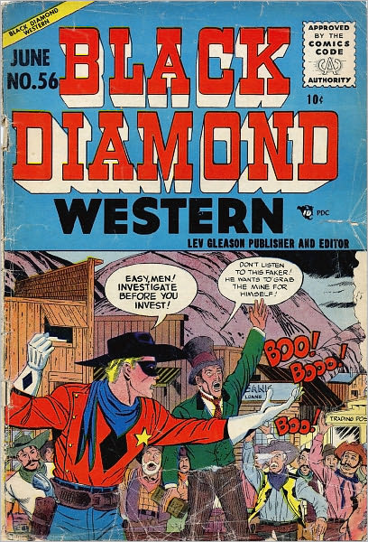 Black Diamond Western Number 56 Western Comic Book