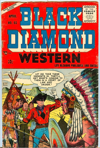 Black Diamond Western Number 55 Western Comic Book