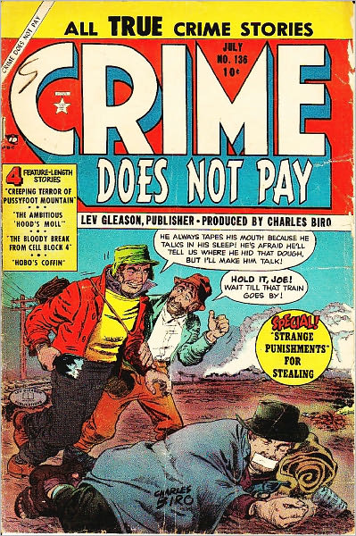 Crime Does Not Pay Number 136 Crime Comic Book