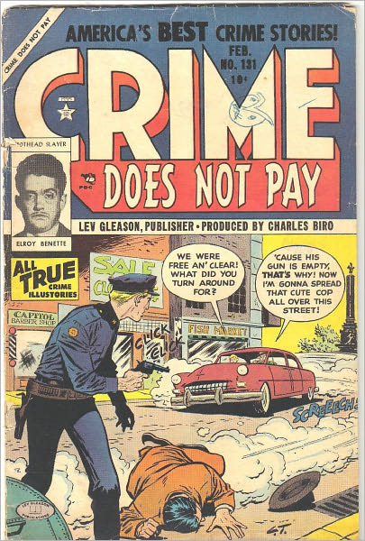Crime Does Not Pay Number 131 Crime Comic Book