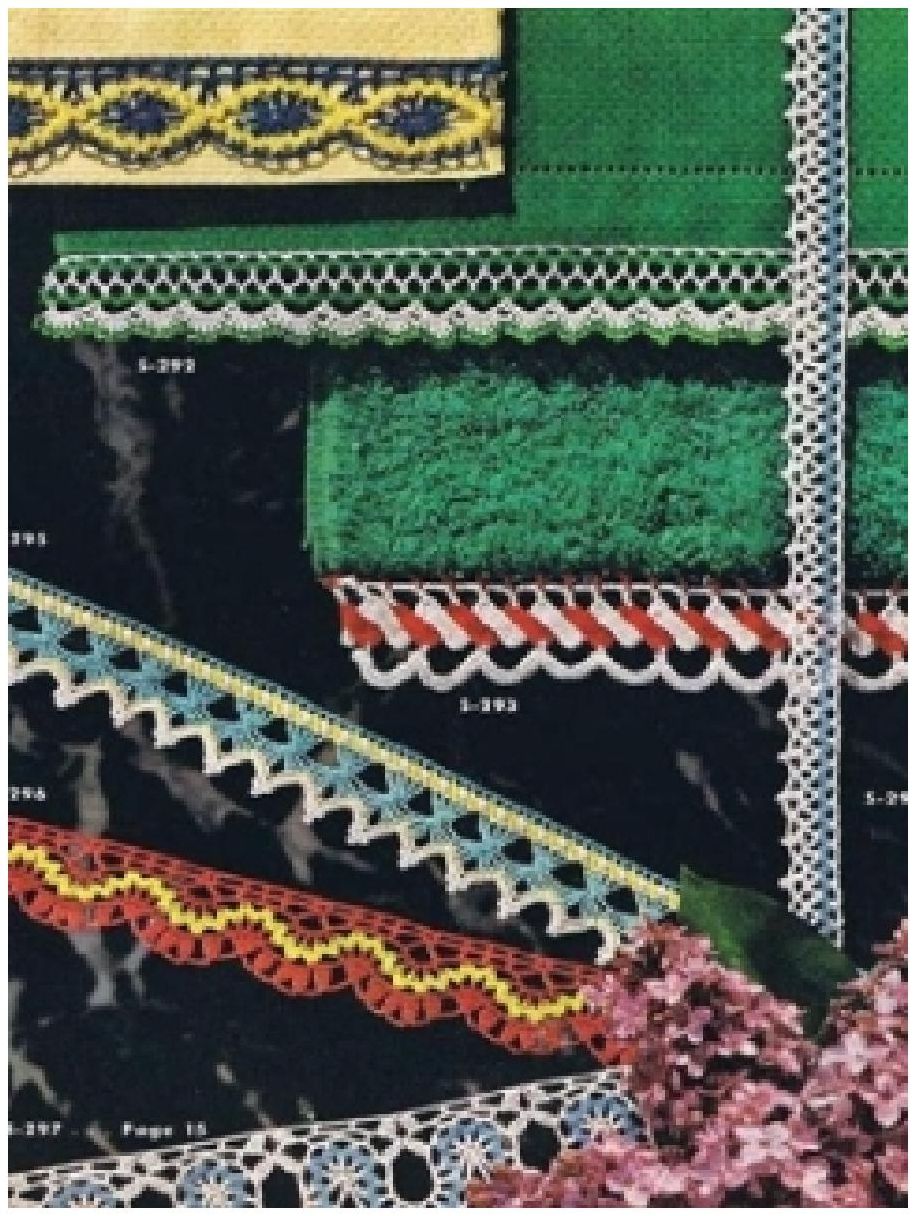 PATTERN #0460 RICK-RACK EDGINGS VINTAGE CROCHET