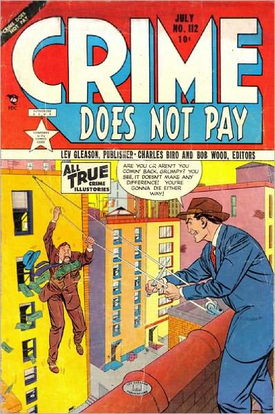 Crime Does Not Pay Number 112 Crime Comic Book