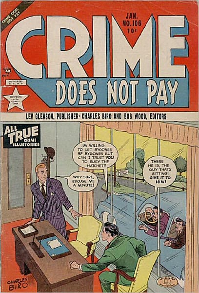Crime Does Not Pay Number 106 Crime Comic Book