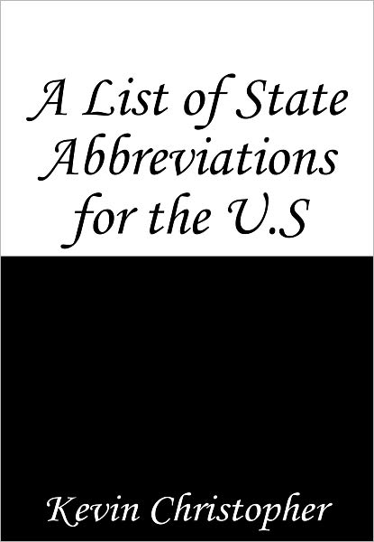 U.S. State Abbreviations List