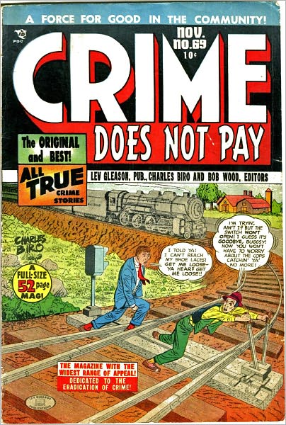 Crime Does Not Pay Number 69 Crime Comic Book