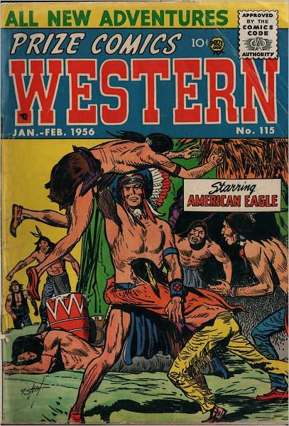 Prize Comics Western Number 115 Western Comic Book