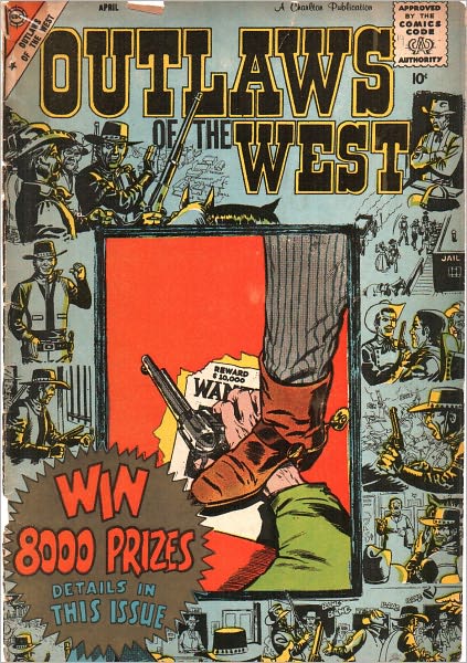 Outlaws Of The West Number 19 Western Comic Book