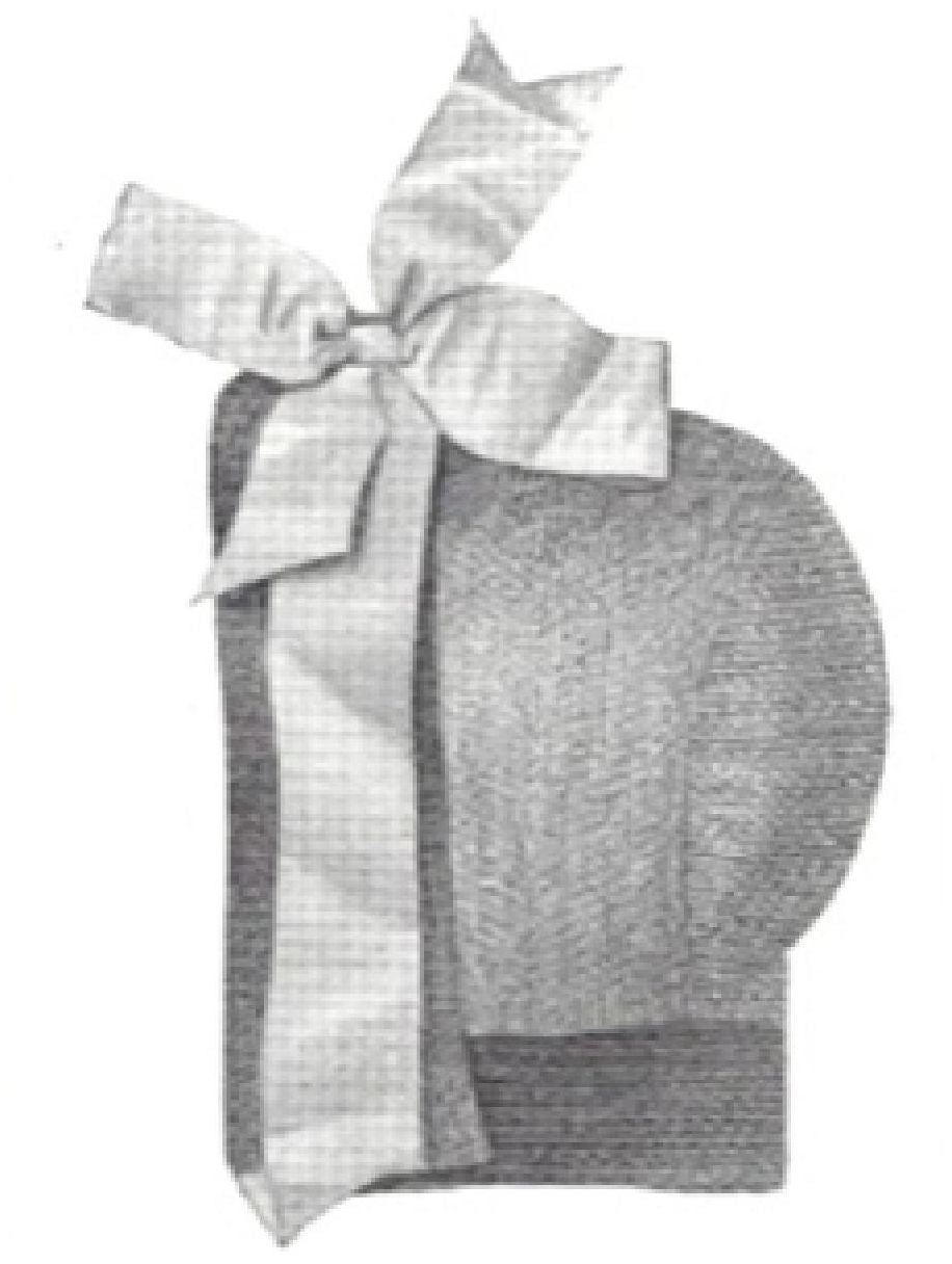 PATTERN #0259 INFANT'S HOOD VINTAGE KNITTING