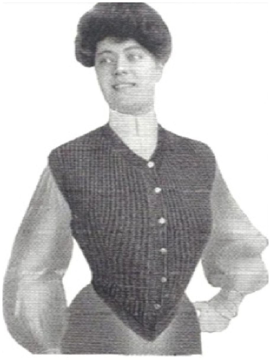 PATTERN #0261 LADY'S GOLF VEST VINTAGE CROCHET