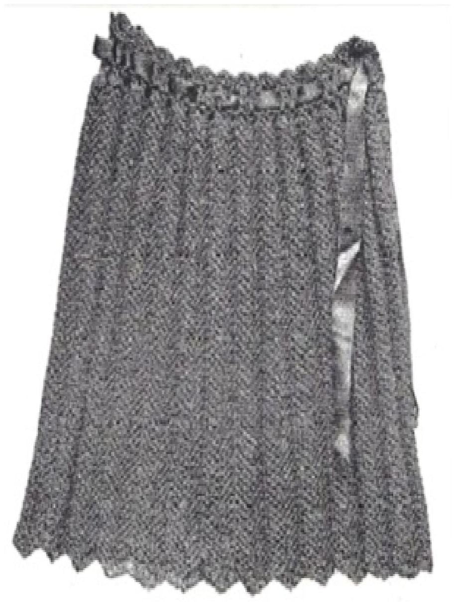 PATTERN #0262 CHILD'S SKIRT VINTAGE CROCHET