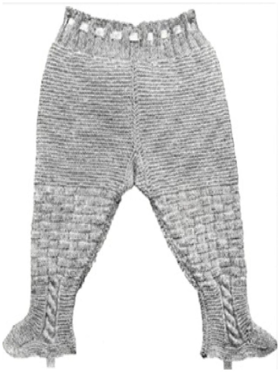 PATTERN #0266 CHILD'S LEGGING DRAWERS VINTAGE KNITTING