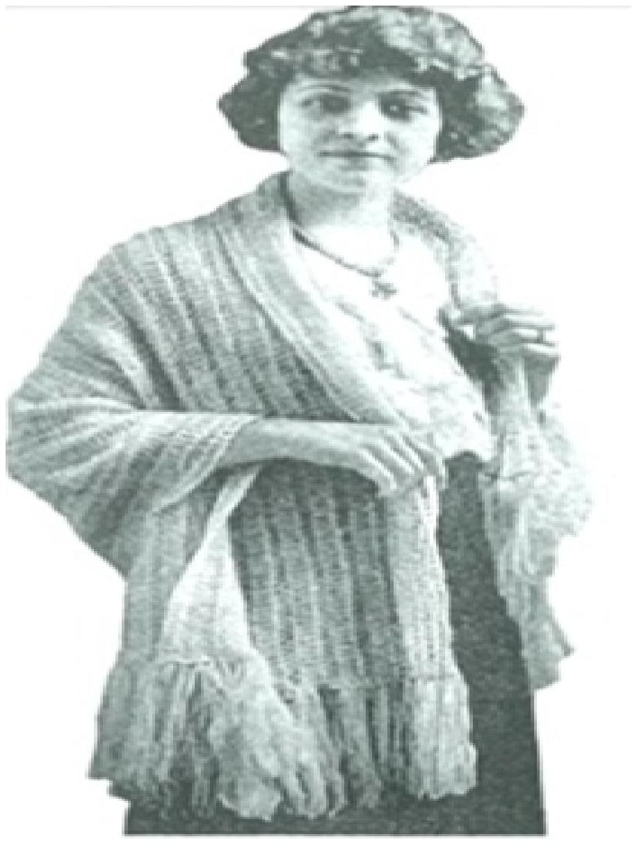 PATTERN #0271 MARGUERITE CAPE VINTAGE CROCHET