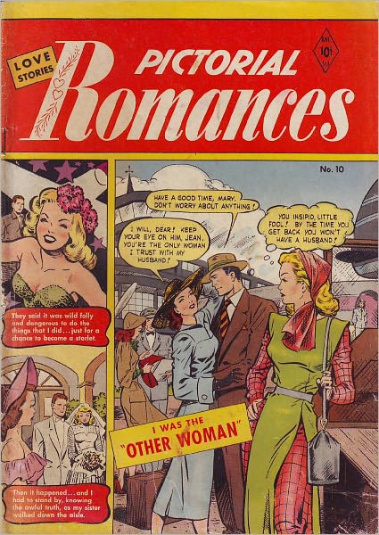Pictorial Romances Number 10 Love Comic Book