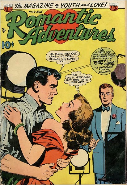 Romantic Adventures Number 34 Love Comic Book