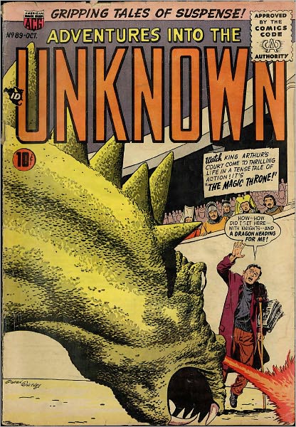 Adventures into the Unknown Number 89 Horror Comic Book