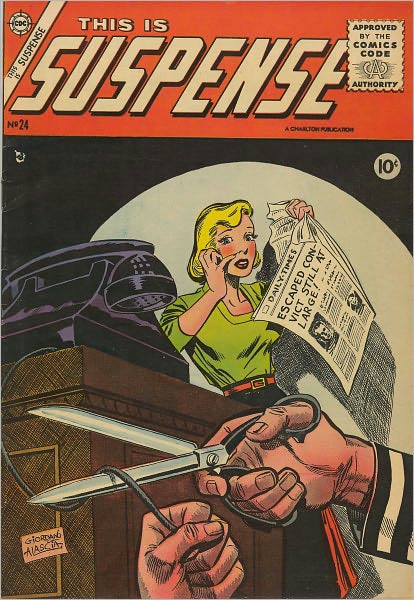 Vintage Horror Comics: This Is Suspense No. 24 Circa 1955
