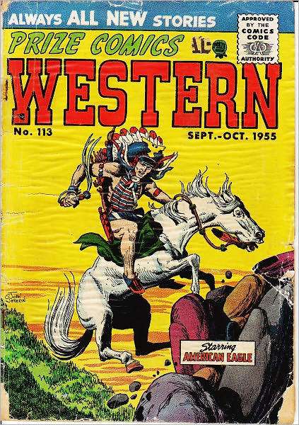 Prize Comics Western Number 113 Western Comic Book