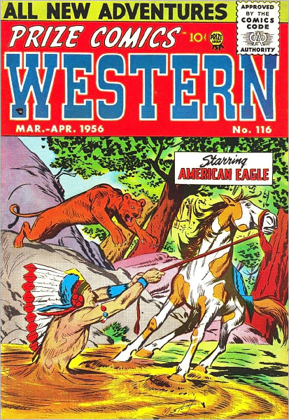 Prize Comics Western Number 116 Western Comic Book