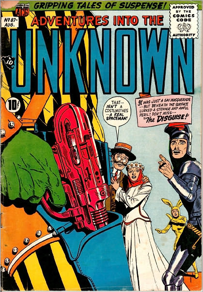 Adventures into the Unknown Number 87 Horror Comic Book