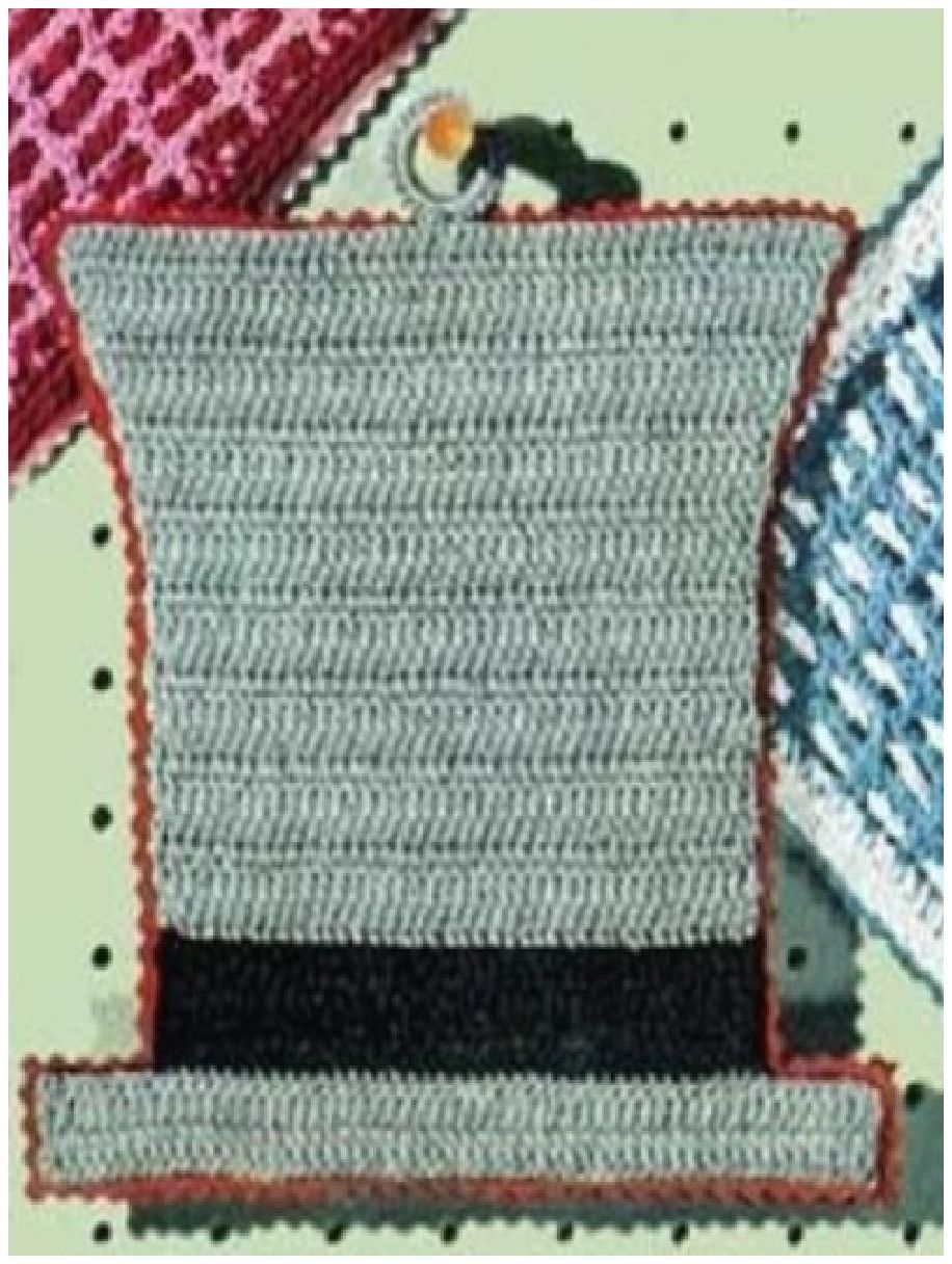 PATTERN #0333 HIGH HAT POTHOLDER VINTAGE CROCHET