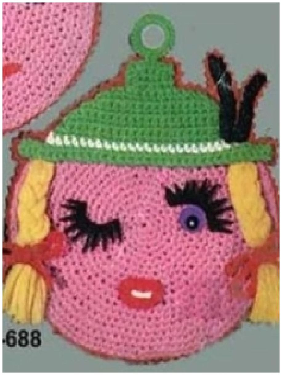 PATTERN #0336 GOLDIE POTHOLDER VINTAGE CROCHET