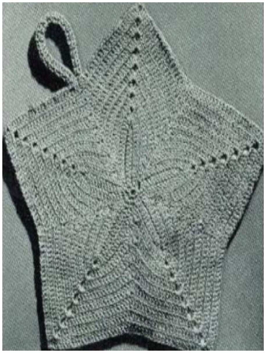 PATTERN #0338 STAR POTHOLDER VINTAGE CROCHET