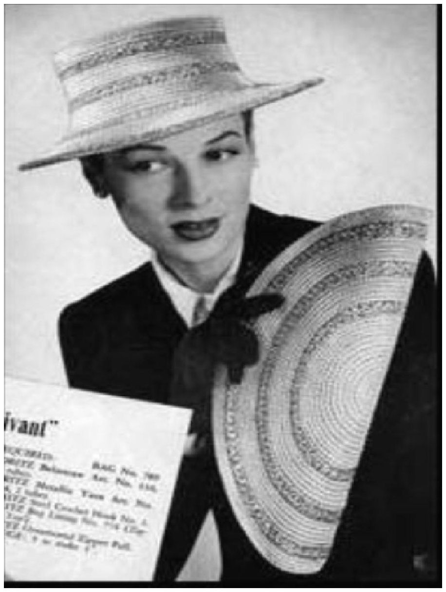 PATTERN #0343 BRIANA HAT VINTAGE CROCHET