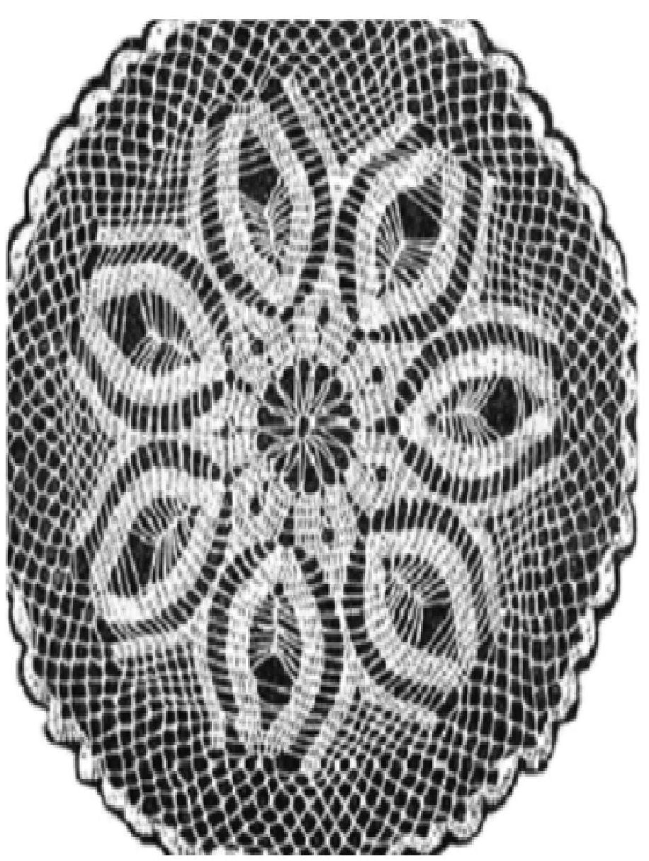 PATTERN #0403 DOLLY DOILY VINTAGE CROCHET