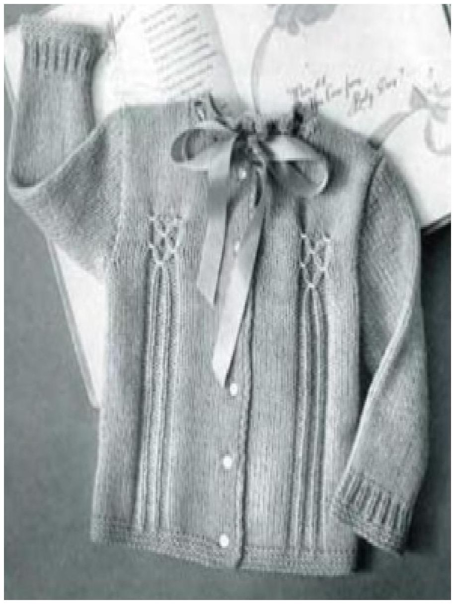 PATTERN #0411 PATSY CARDIGAN VINTAGE KNITTING