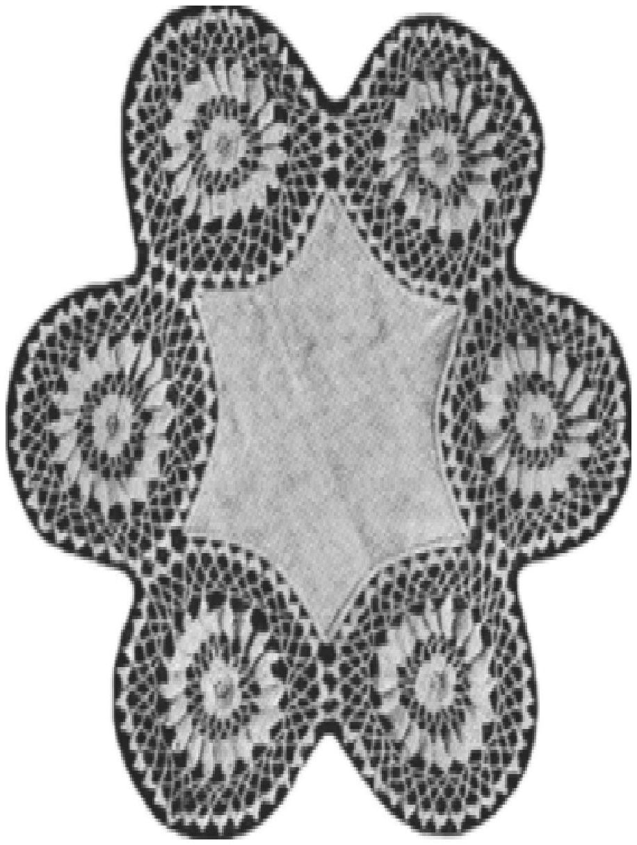PATTERN #0420 CENTERPIECE VINTAGE CROCHET