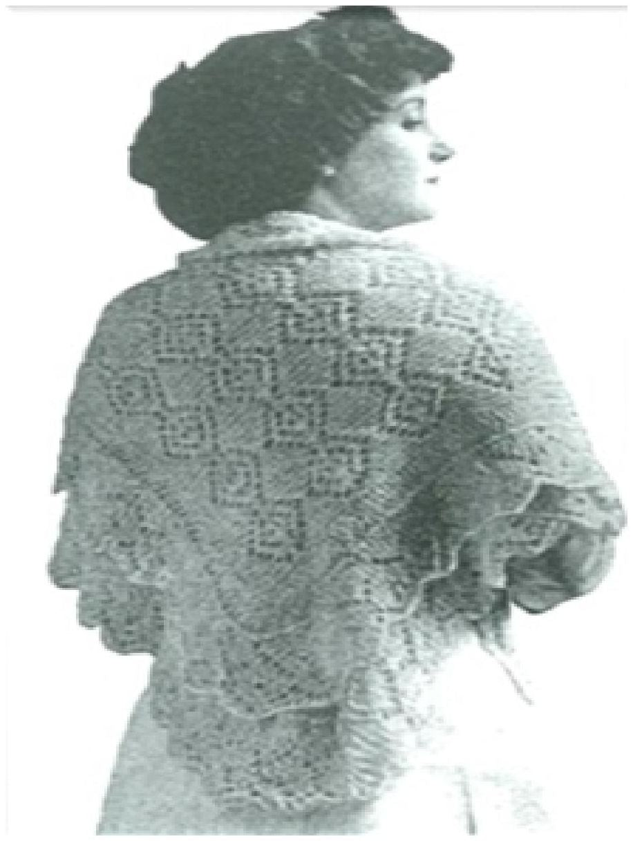 PATTERN #0273 LEEDS SHAWL VINTAGE KNITTING