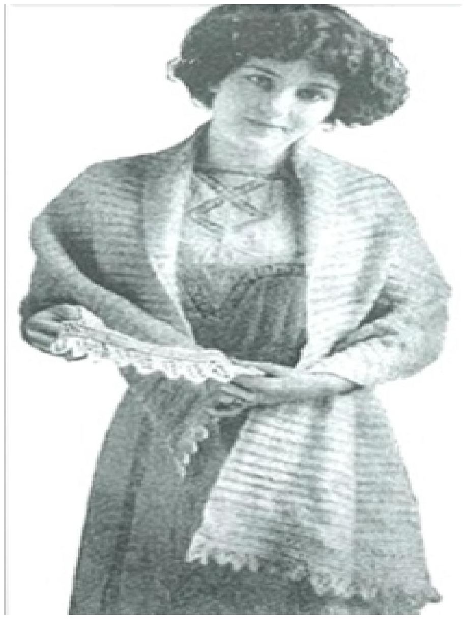PATTERN #0278 MARTHA WASHINGTON SCARF VINTAGE KNITTING