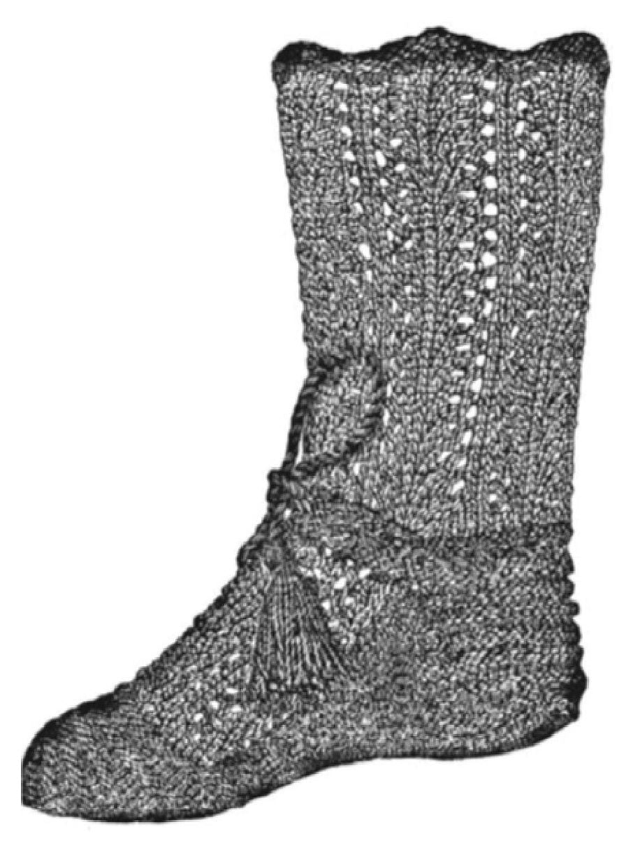 PATTERN #0295 BABY'S SOCK VINTAGE KNITTING