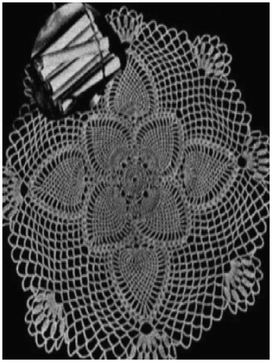 PATTERN #0286 SPADE DOILY VINTAGE CROCHET