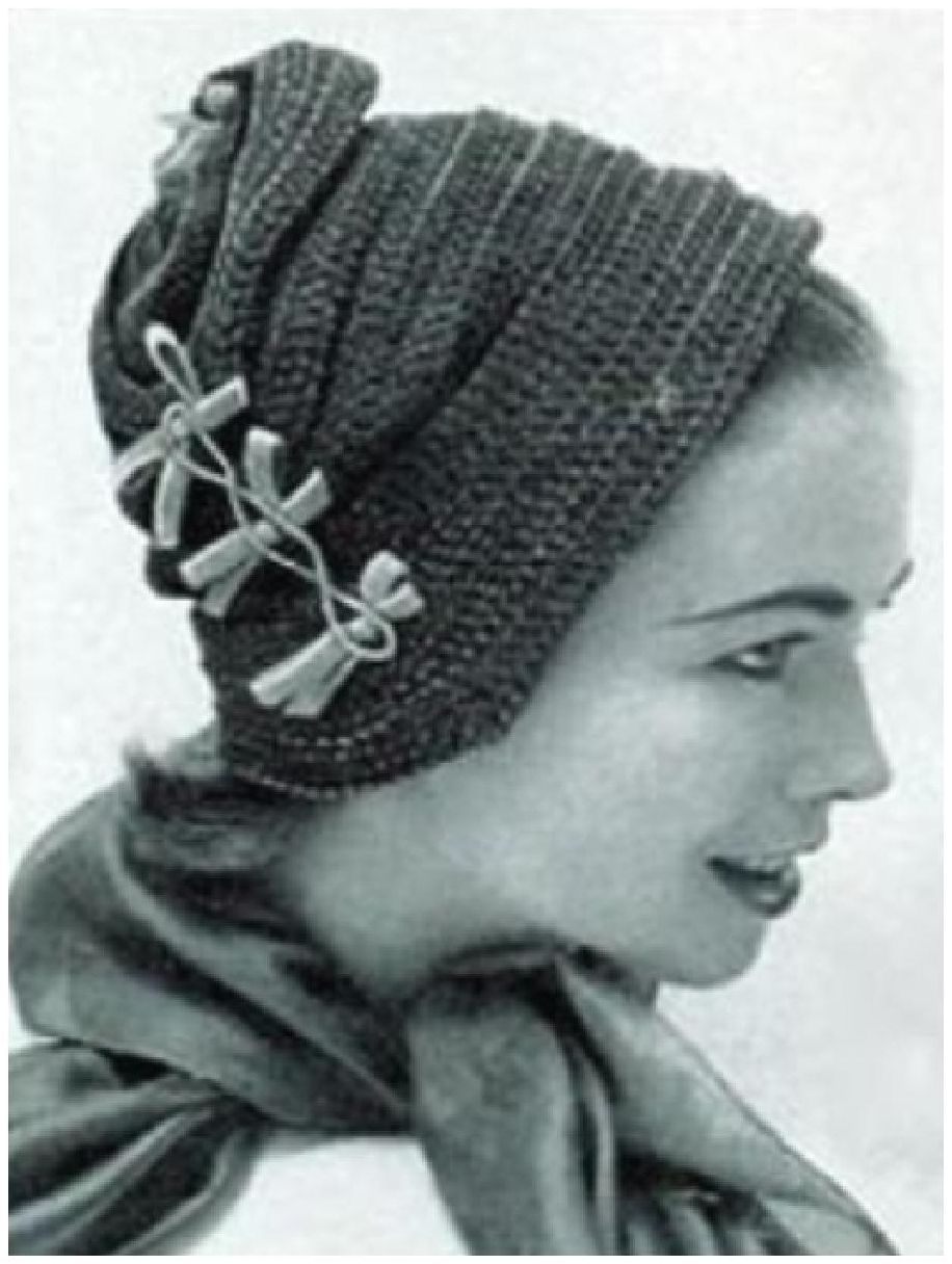 PATTERN #0308 THE MAYA HAT VINTAGE CROCHET