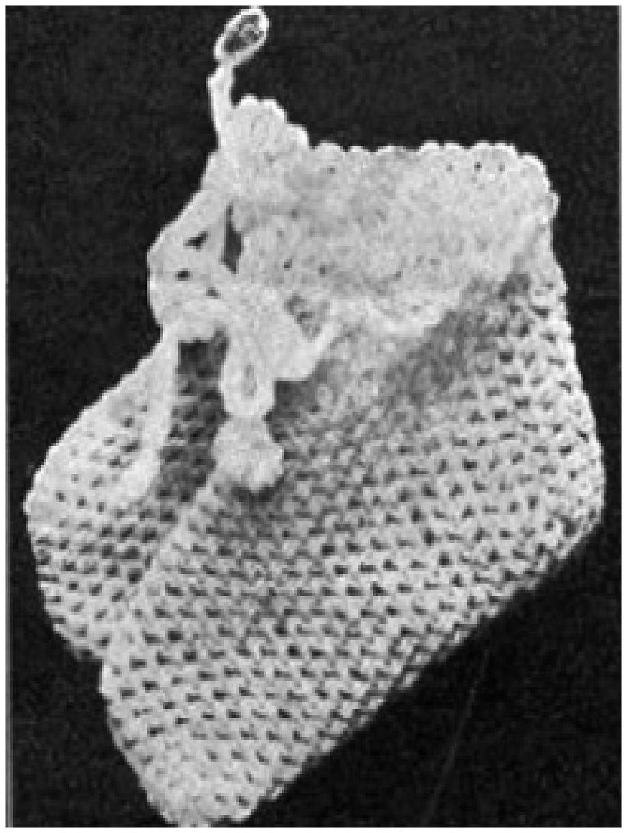 PATTERN #0313 CHILD'S BED SOCKS VINTAGE CROCHET