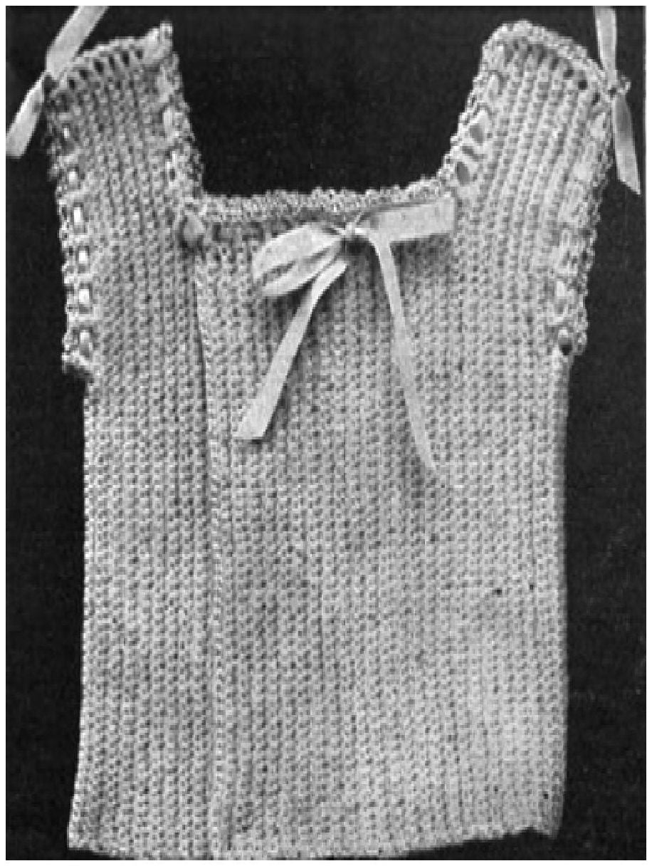 PATTERN #0315 INFANT'S SHIRT VINTAGE CROCHET