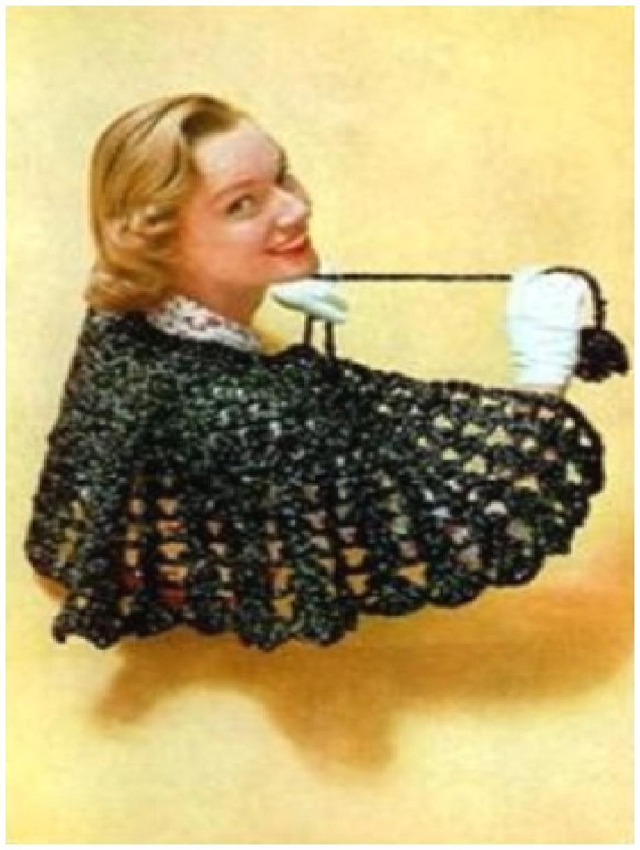 PATTERN #0316 THE JOCELYN CAPE VINTAGE CROCHET