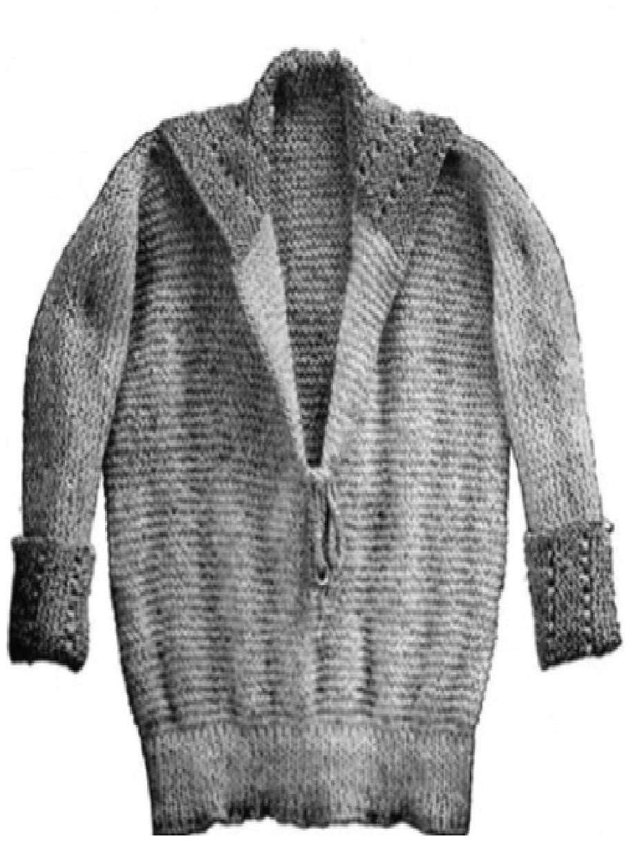 PATTERN #0322 CHILD'S KNIT COUNTRY CLUB SWEATER VINTAGE KNITTING