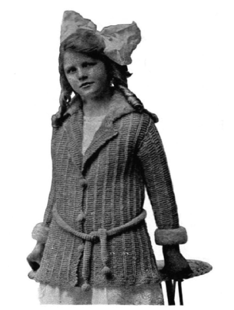 PATTERN #0323 COUNTRY CLUB SWEATER VINTAGE KNITTING